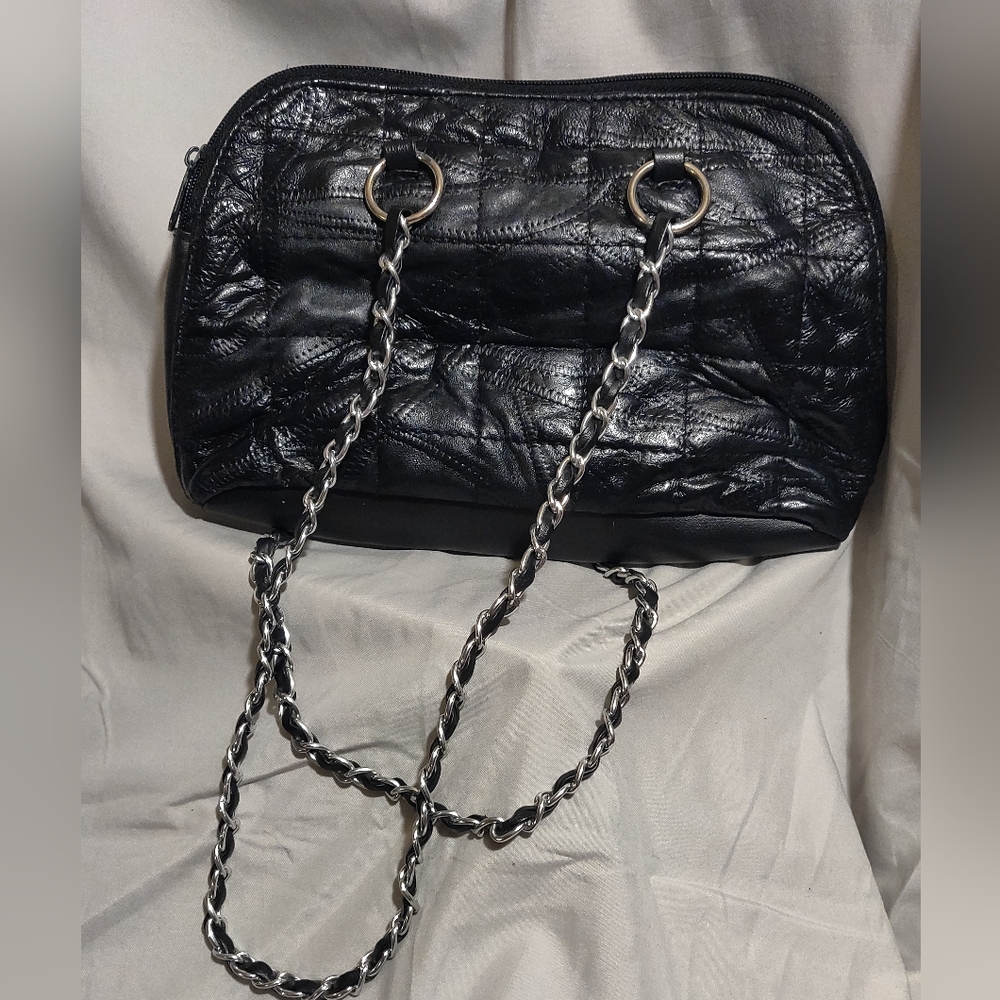 ❤️3/$10 VINTAGE LIZ CLAIBORNE & BLACK LAMBSKIN PURSE BUNDLE - Picture 6 of 10